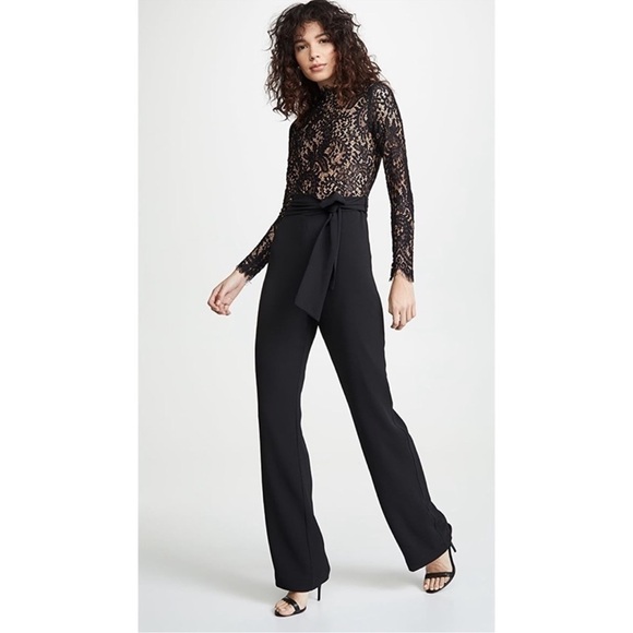 Misha Collection Allegra Black Jumpsuit - Picture 1 of 12
